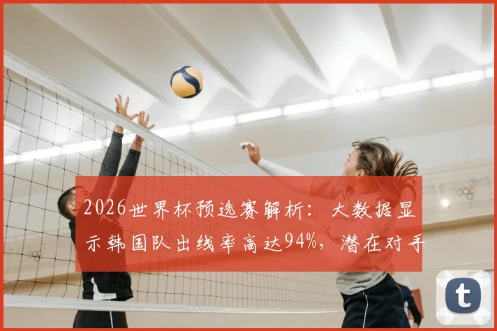 2026世界杯预选赛解析：大数据显示韩国队出线率高达94%，潜在对手埃及队实力如何？